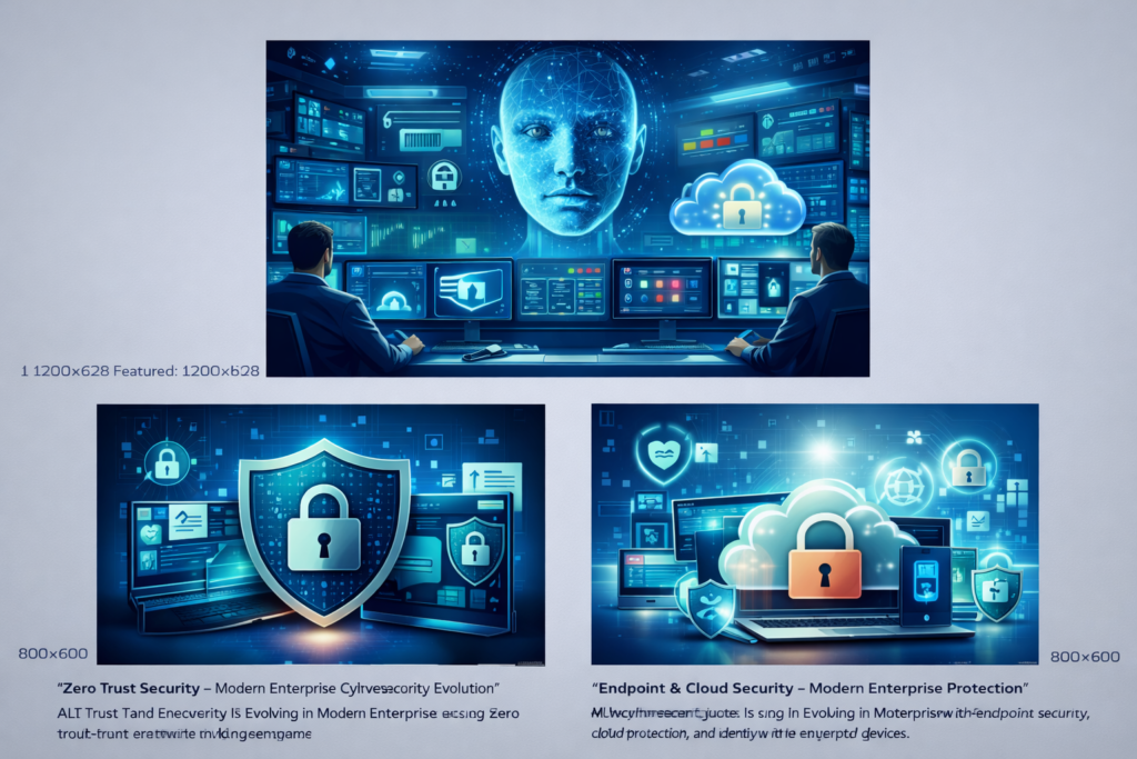 Current image: How Cybersecurity Is Evolving in Modern Enterprises with endpoint security, cloud protection, and encrypted devices