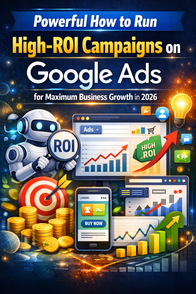 Powerful How to Run High-ROI Campaigns on Google Ads for Maximum Business Growth in 2026 with AI optimization and ad performance analytics