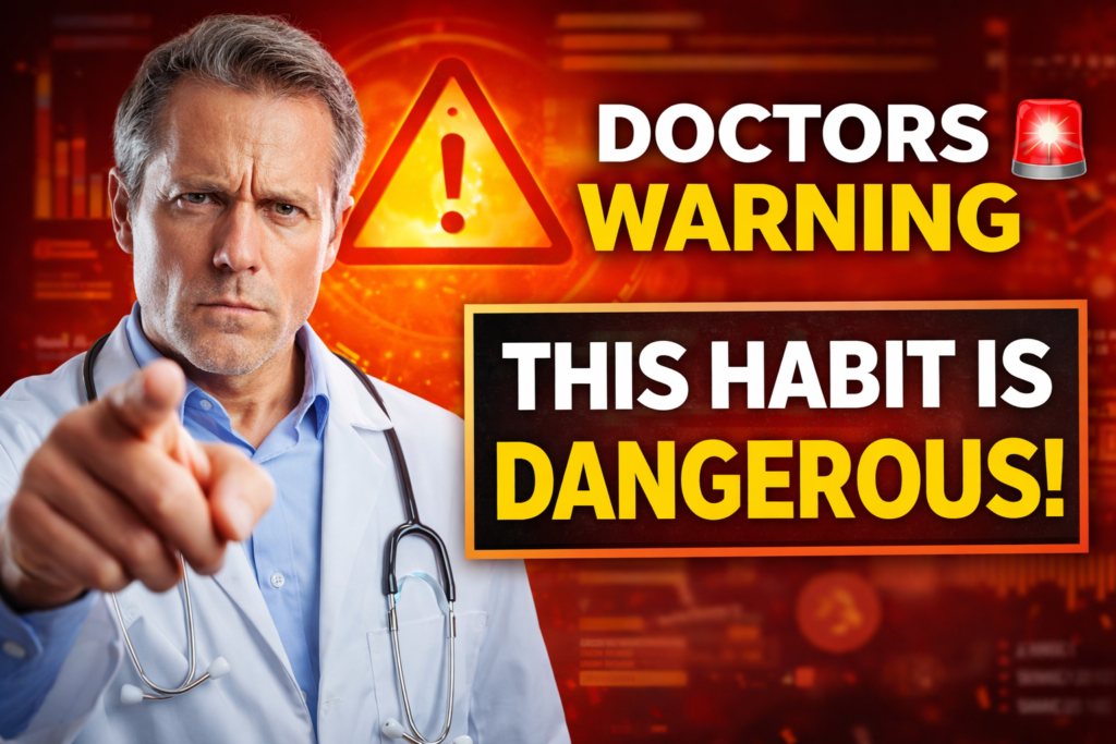 Doctors warn this habit is dangerous for your health and lifestyle