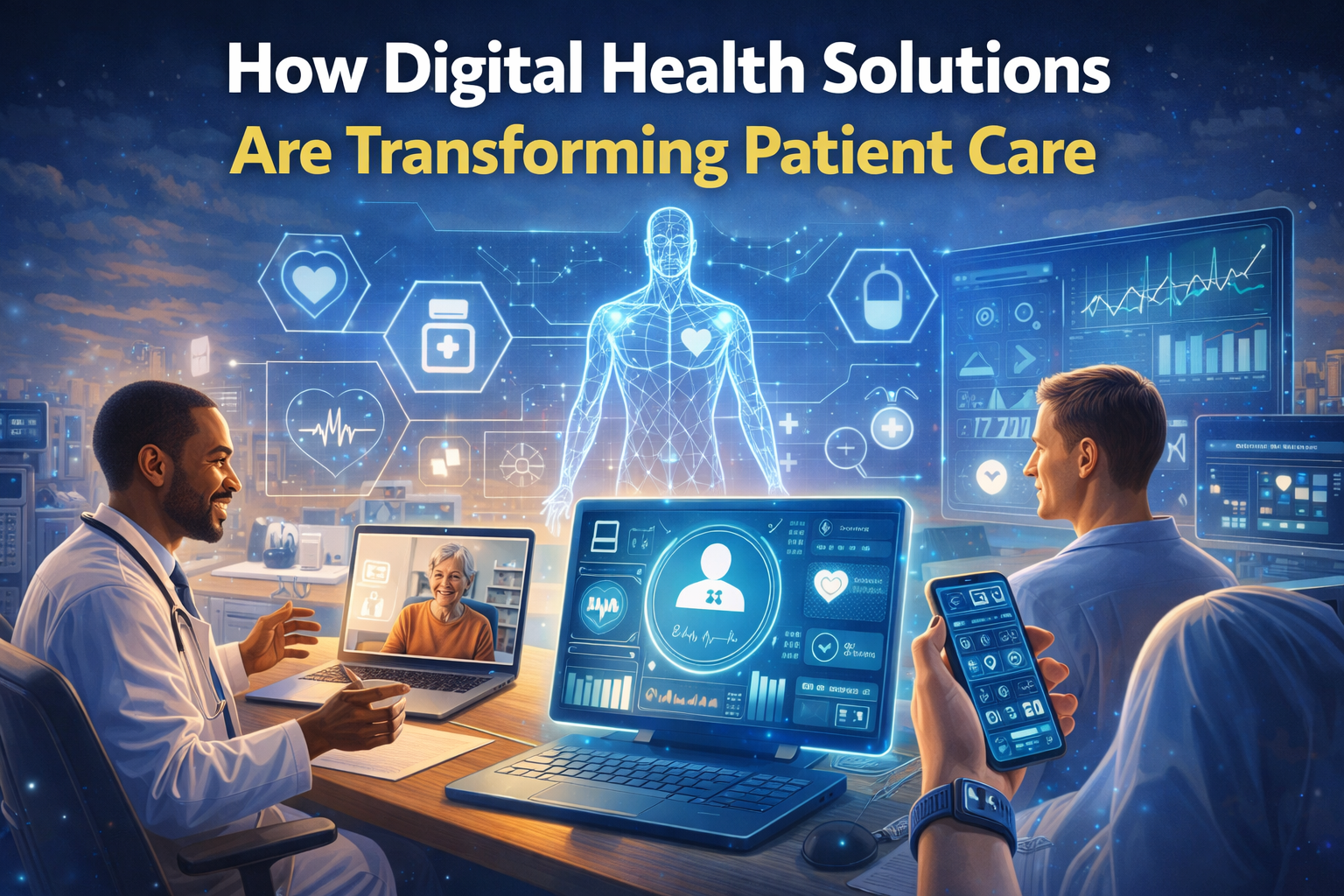 How Digital Health Solutions Are Transforming Patient Care in the USA