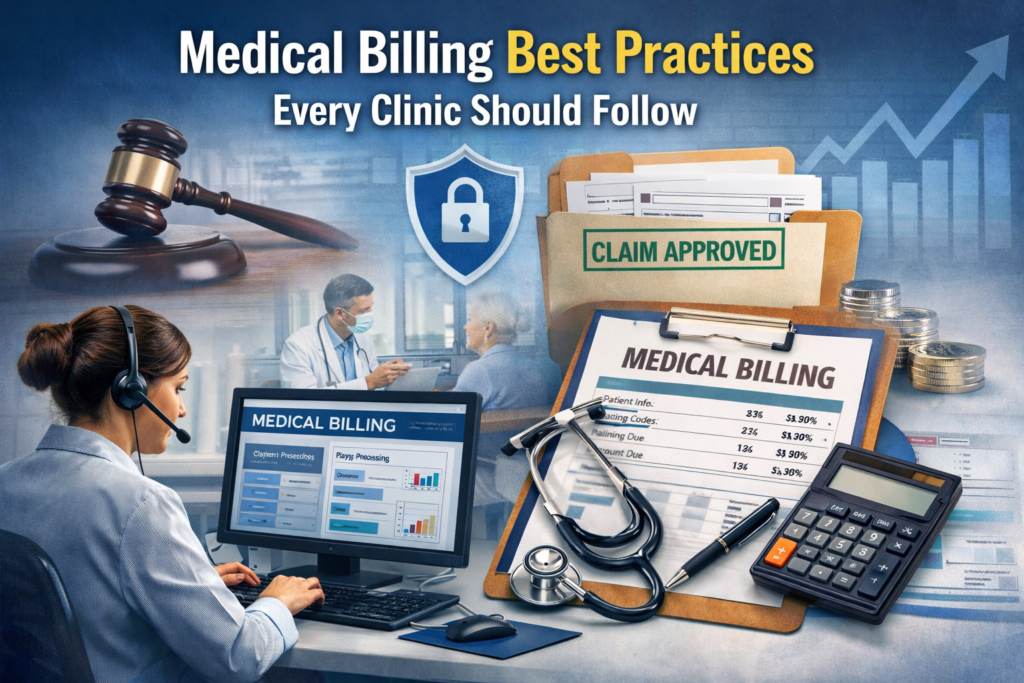 Medical Billing Best Practices Every Clinic Should Follow healthcare billing coding claims management USA
