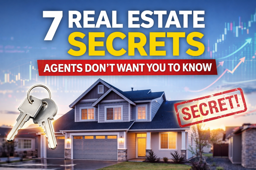 7 Real Estate Secrets Agents Don’t Want You to Know property investment concept