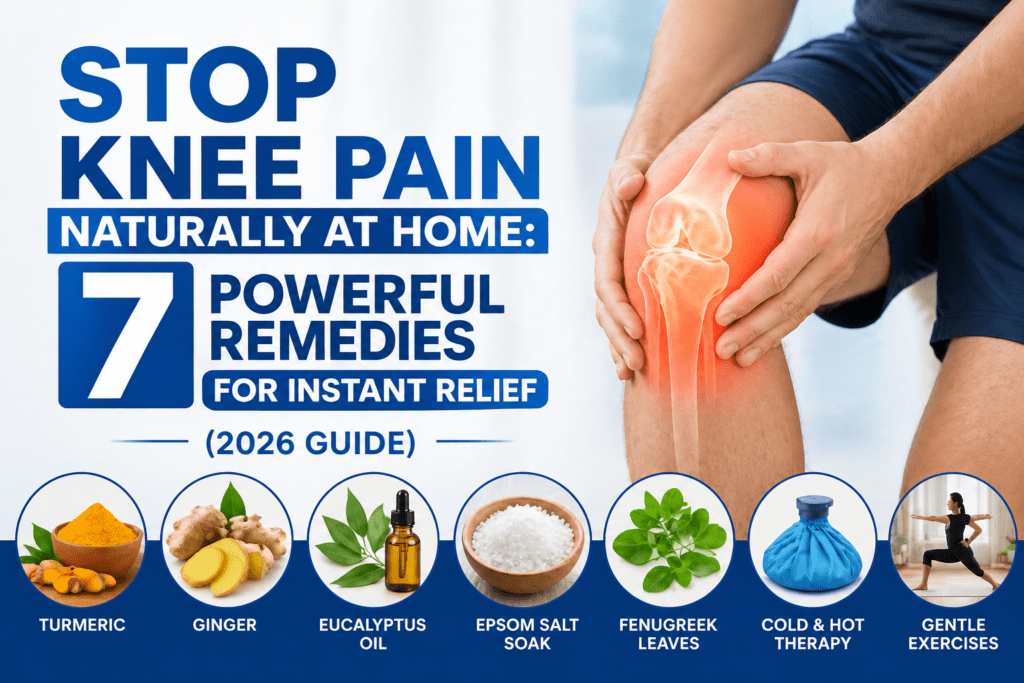 Current image: stop knee pain naturally at home with instant relief without medicine using safe natural remedies