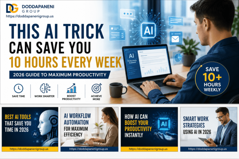 this ai trick can save you 10 hours every week AI productivity automation workflow tools 2026 business efficiency guide