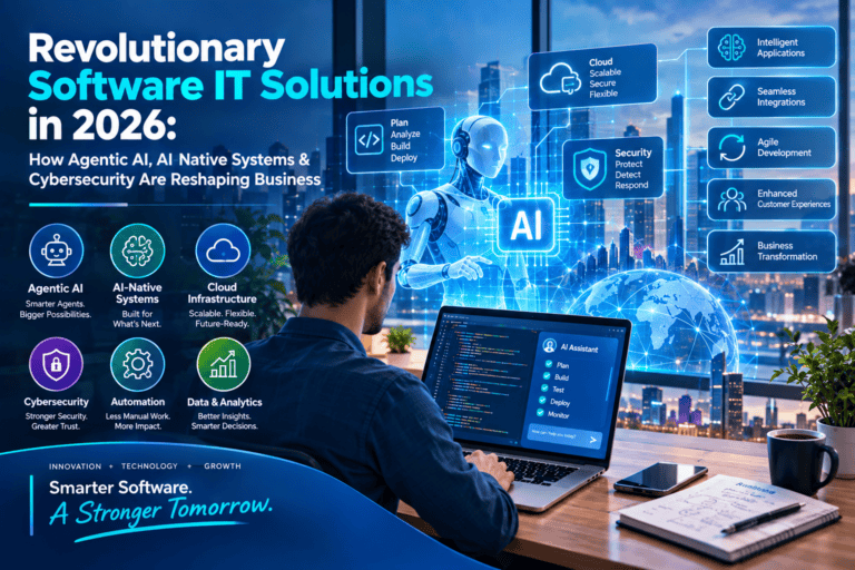 Revolutionary software IT solutions in 2026 with agentic AI cloud technology and cybersecurity